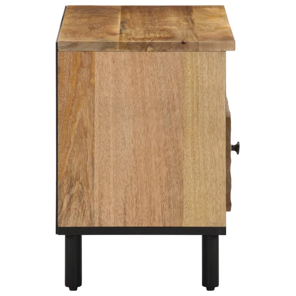 Meuble TV 80x33x46 cm bois massif de manguier - XIOS