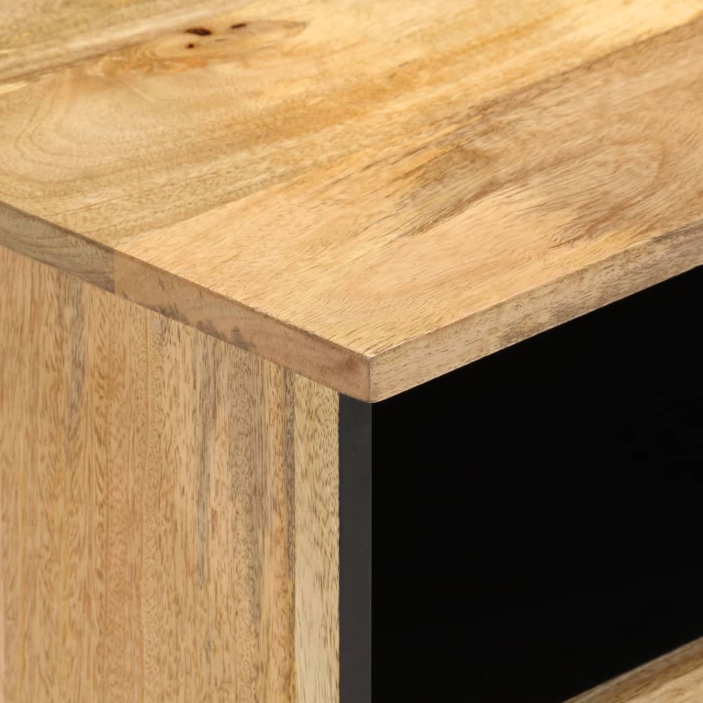 Meuble TV 100x33x46 cm bois massif de manguier - XIOS