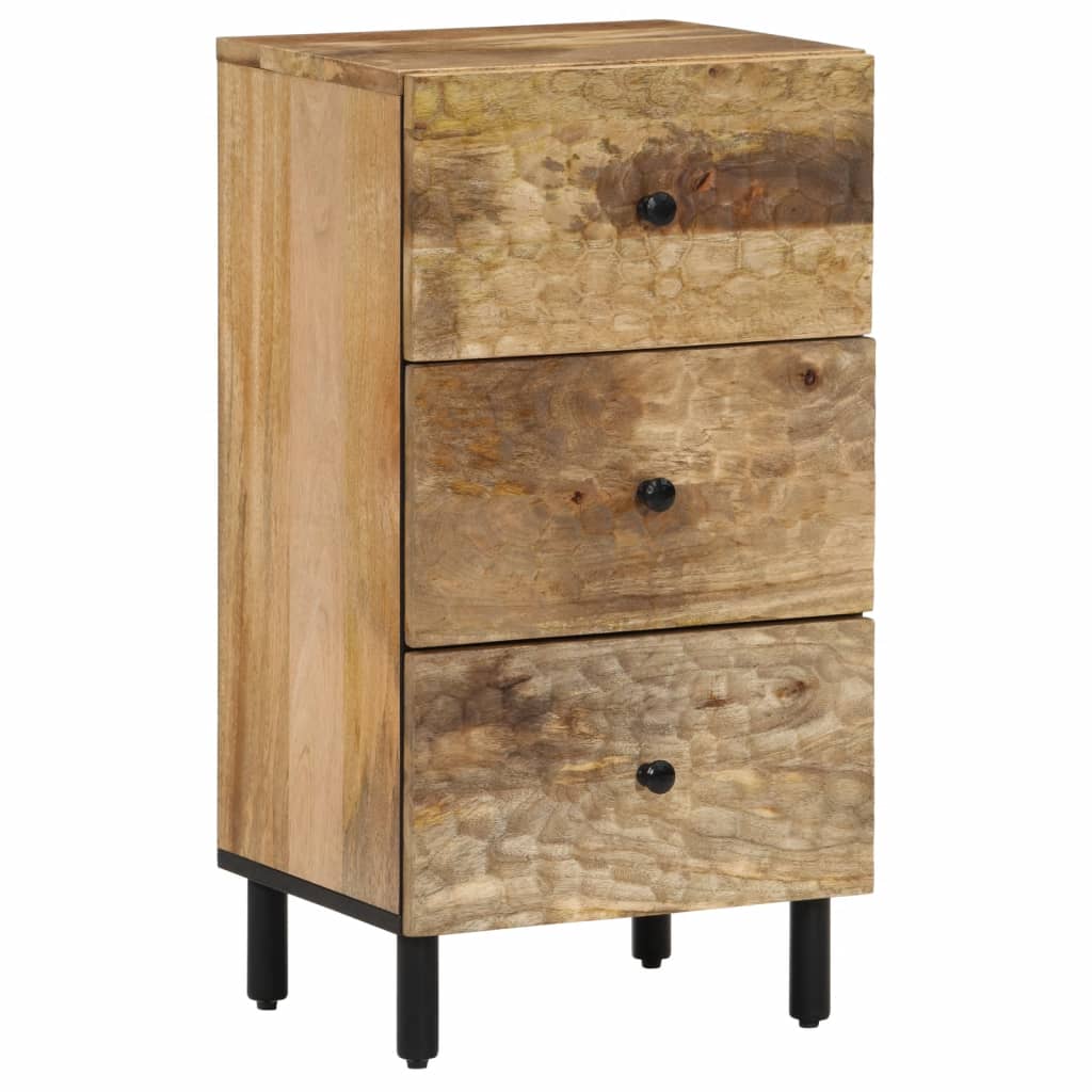 Armoire latérale 40x33x75 cm bois massif de manguier - XIOS