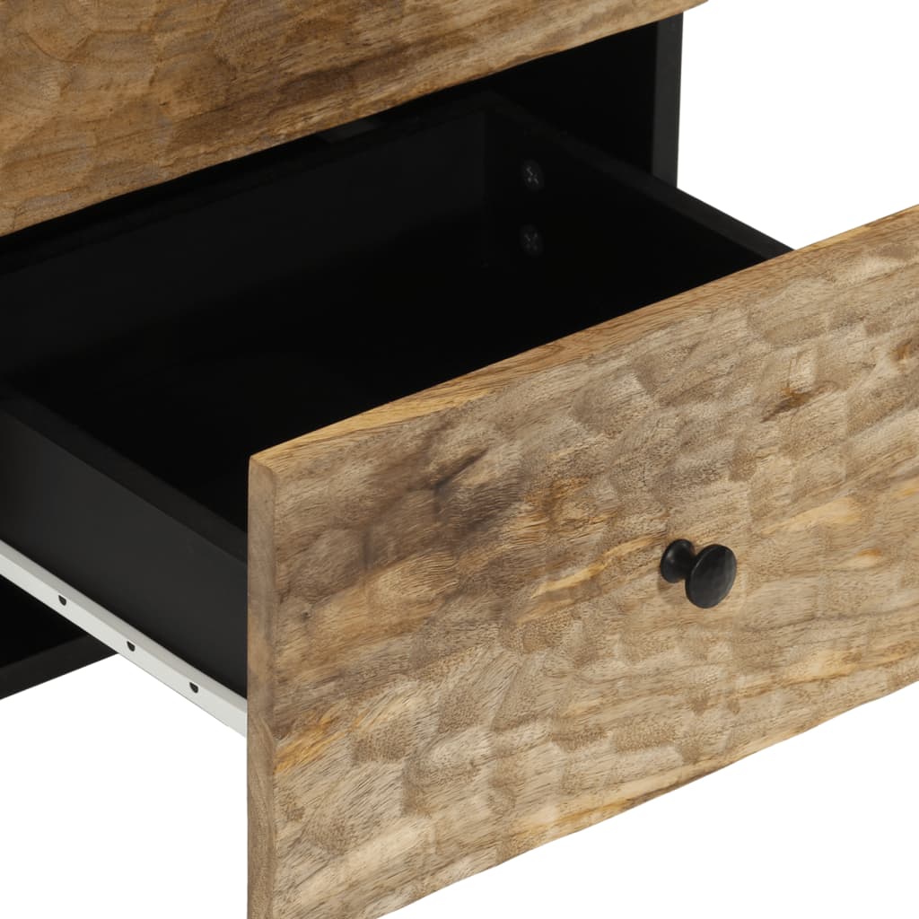 Armoire latérale 40x33x75 cm bois massif de manguier - XIOS