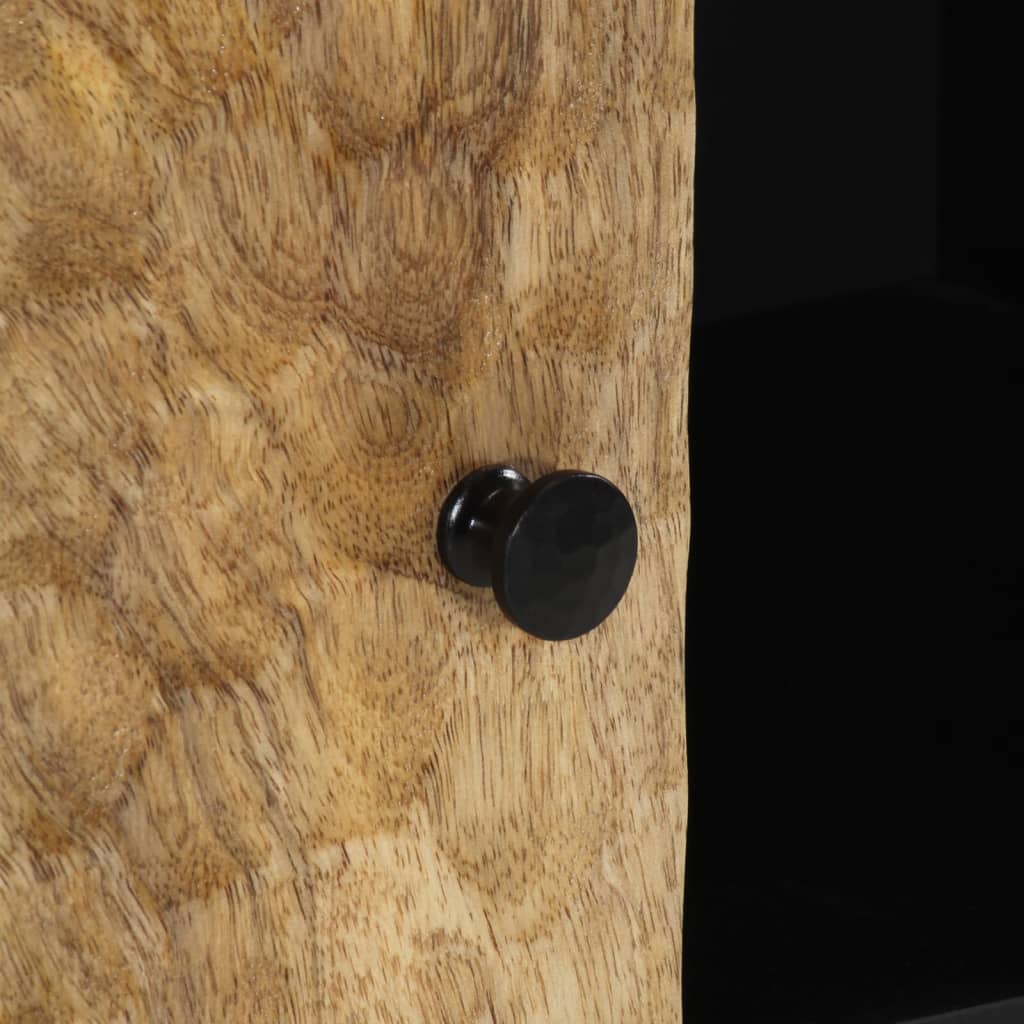 Armoire latérale 90x33x75 cm bois massif de manguier - XIOS