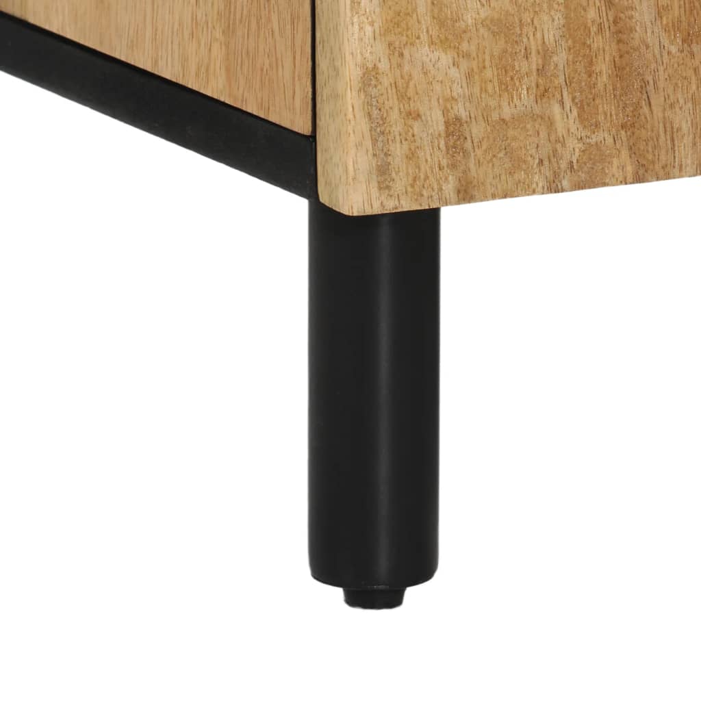 Armoire latérale 90x33x75 cm bois massif de manguier - XIOS