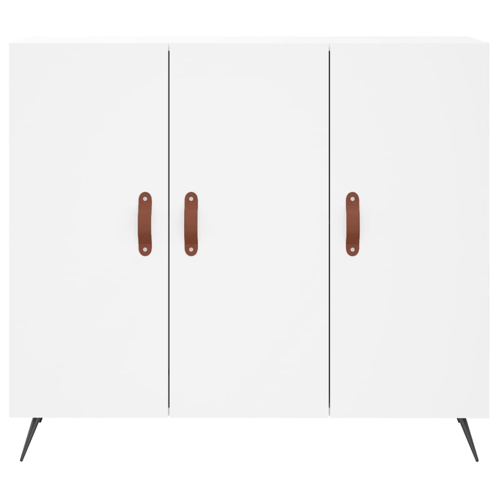 Buffet blanc 90x34x80 cm bois d'ingénierie - XIOS