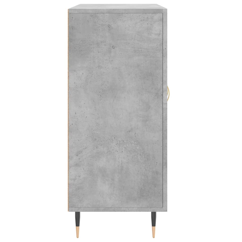 Buffet gris béton 90x34x80 cm bois d'ingénierie - XIOS
