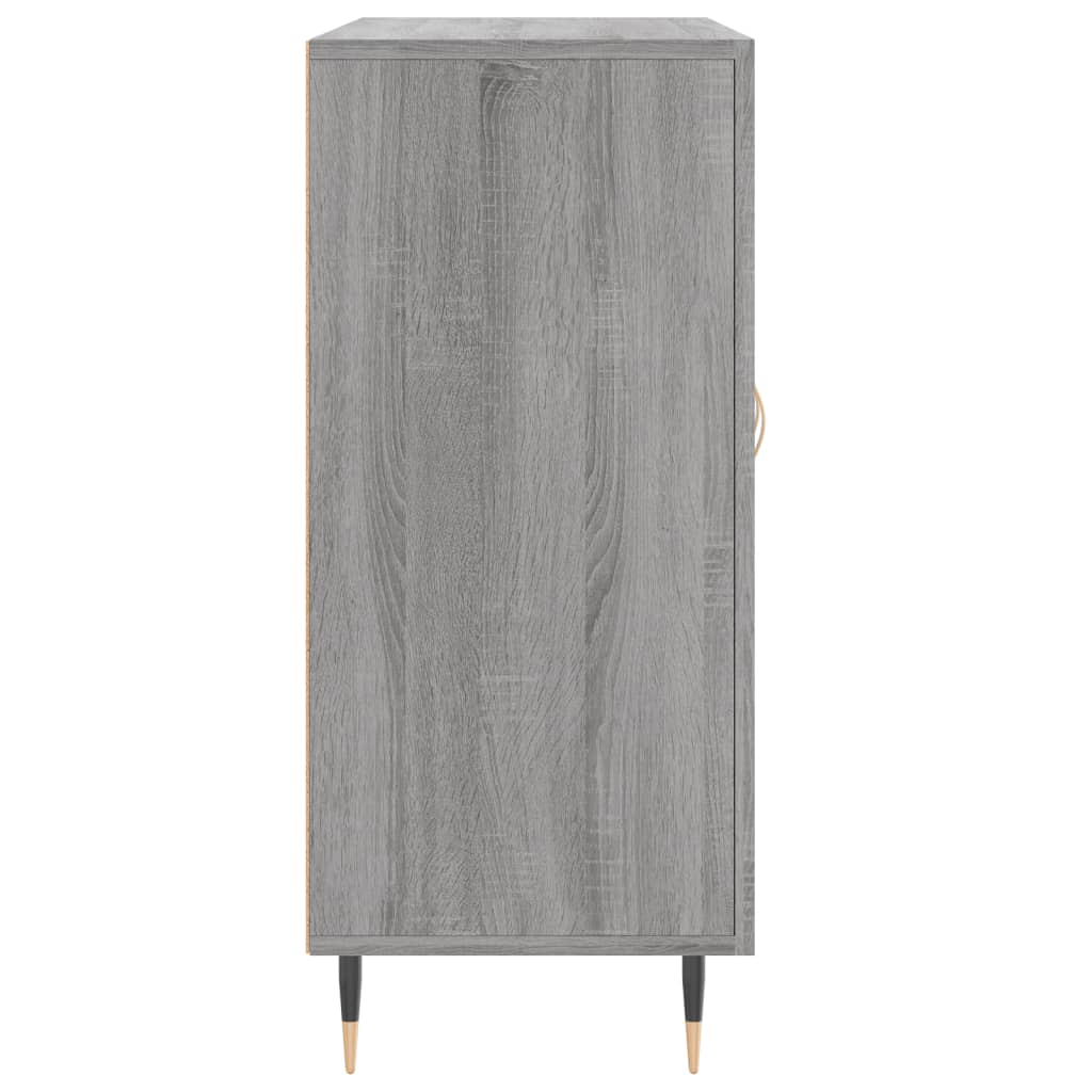 Buffet sonoma gris 90x34x80 cm bois d'ingénierie - XIOS