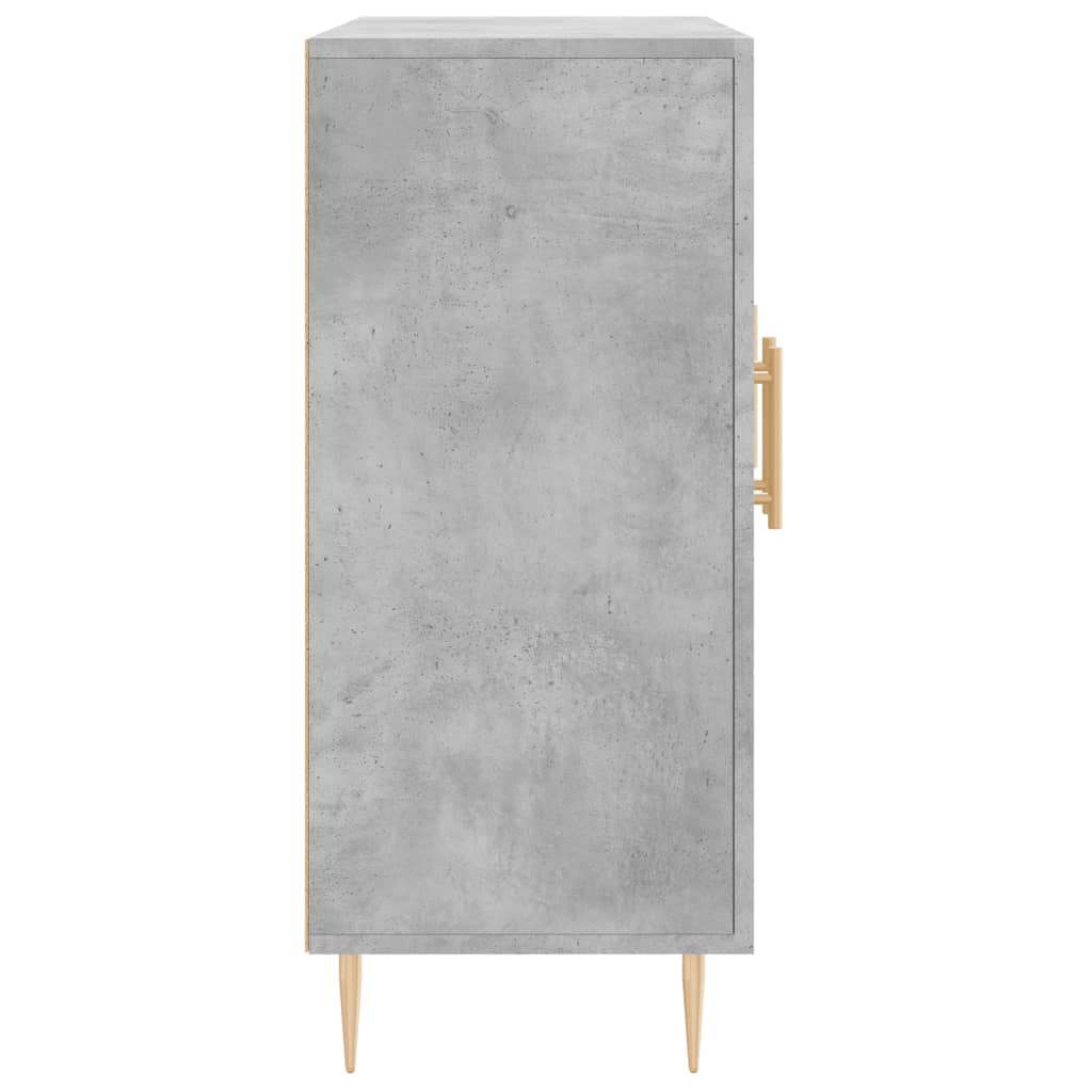Buffet gris béton 90x34x80 cm bois d'ingénierie - XIOS