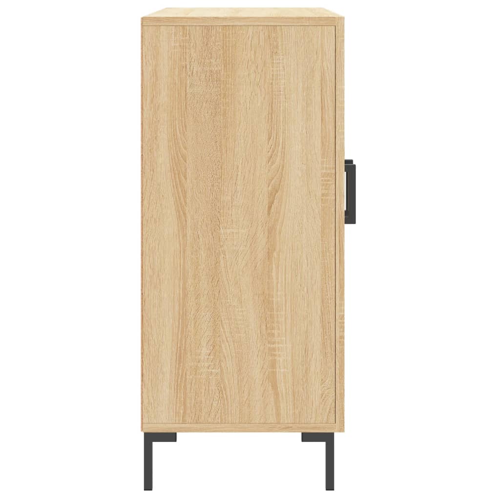 Buffet chêne sonoma 90x34x80 cm bois d'ingénierie - XIOS