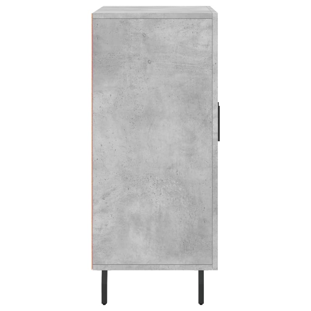 Buffet gris béton 90x34x80 cm bois d'ingénierie - XIOS