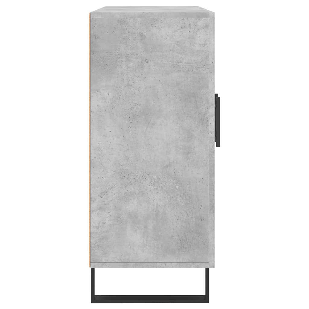 Buffet gris béton 90x34x80 cm bois d'ingénierie - XIOS