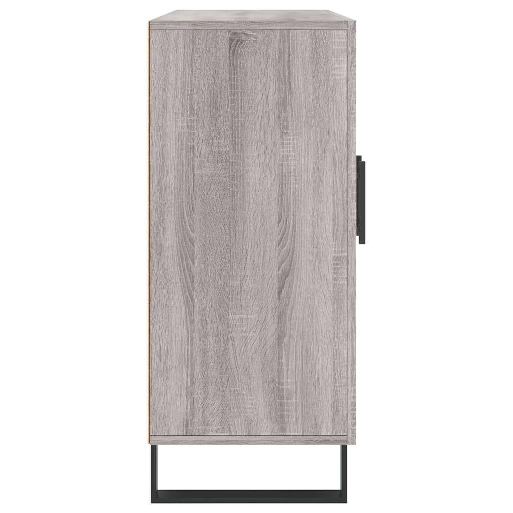 Buffet sonoma gris 90x34x80 cm bois d'ingénierie - XIOS