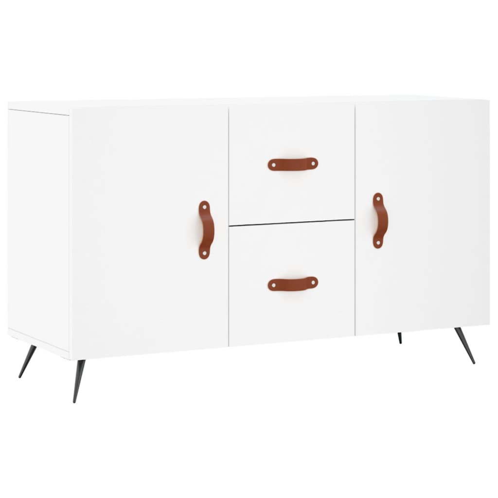Buffet blanc 100x36x60 cm bois d'ingénierie - XIOS