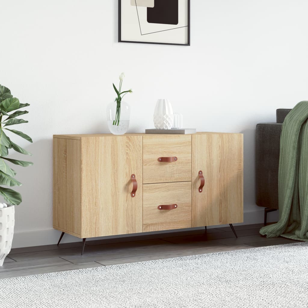 Buffet chêne sonoma 100x36x60 cm bois d'ingénierie - XIOS