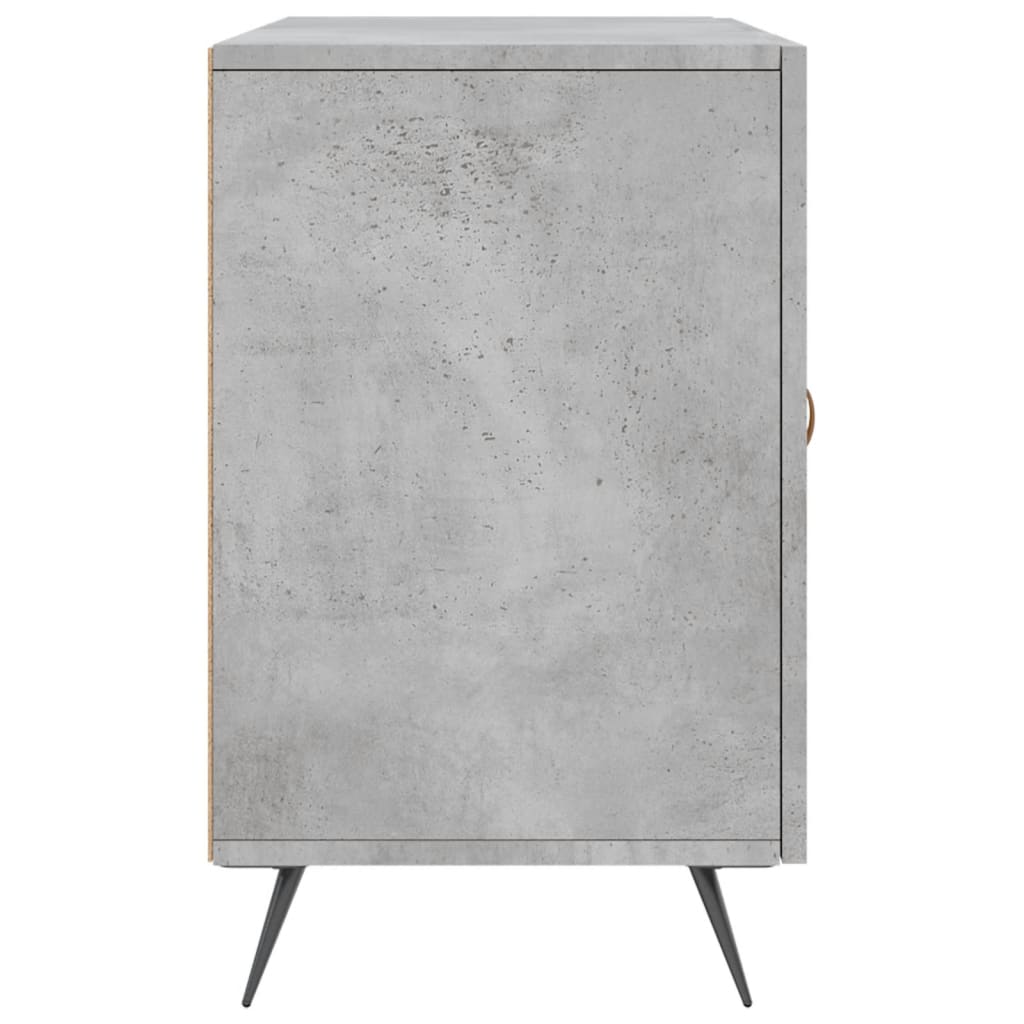 Buffet gris béton 100x36x60 cm bois d'ingénierie - XIOS