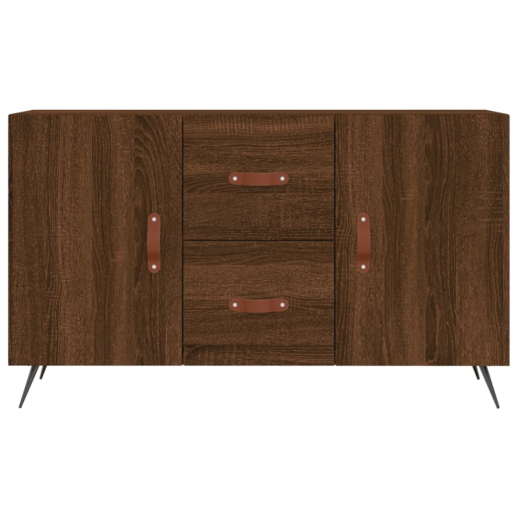 Buffet chêne marron 100x36x60 cm bois d'ingénierie - XIOS