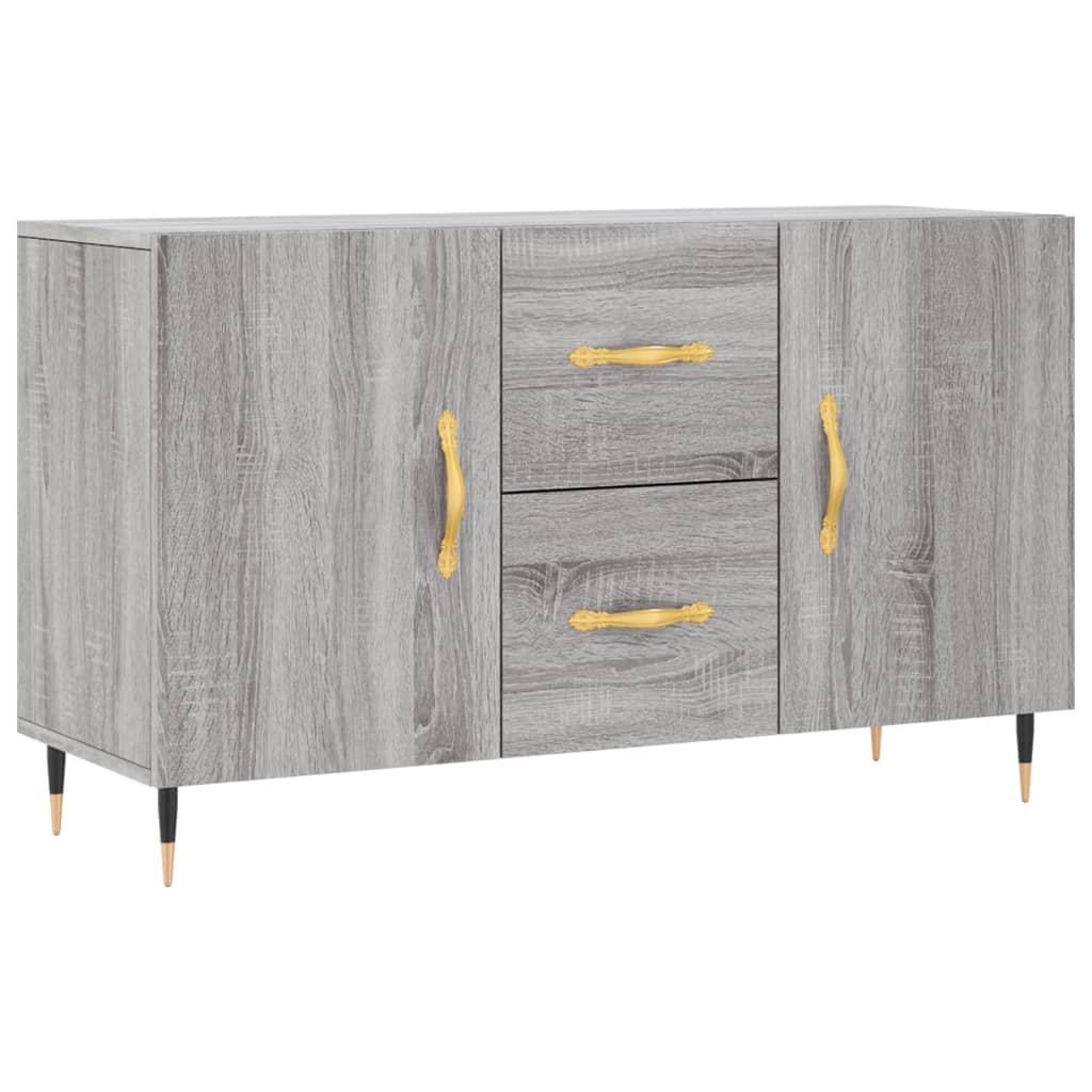 Buffet sonoma gris 100x36x60 cm bois d'ingénierie - XIOS