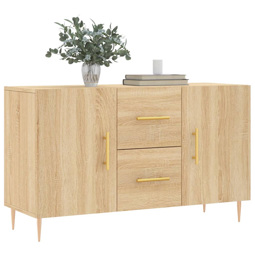 Buffet chêne sonoma 100x36x60 cm bois d'ingénierie - XIOS