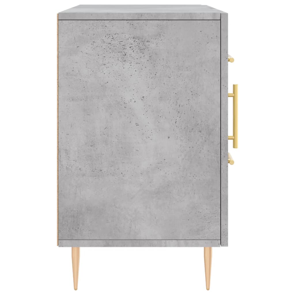Buffet gris béton 100x36x60 cm bois d'ingénierie - XIOS