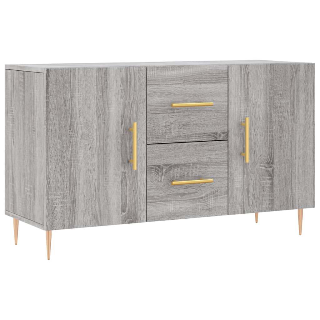 Buffet sonoma gris 100x36x60 cm bois d'ingénierie - XIOS
