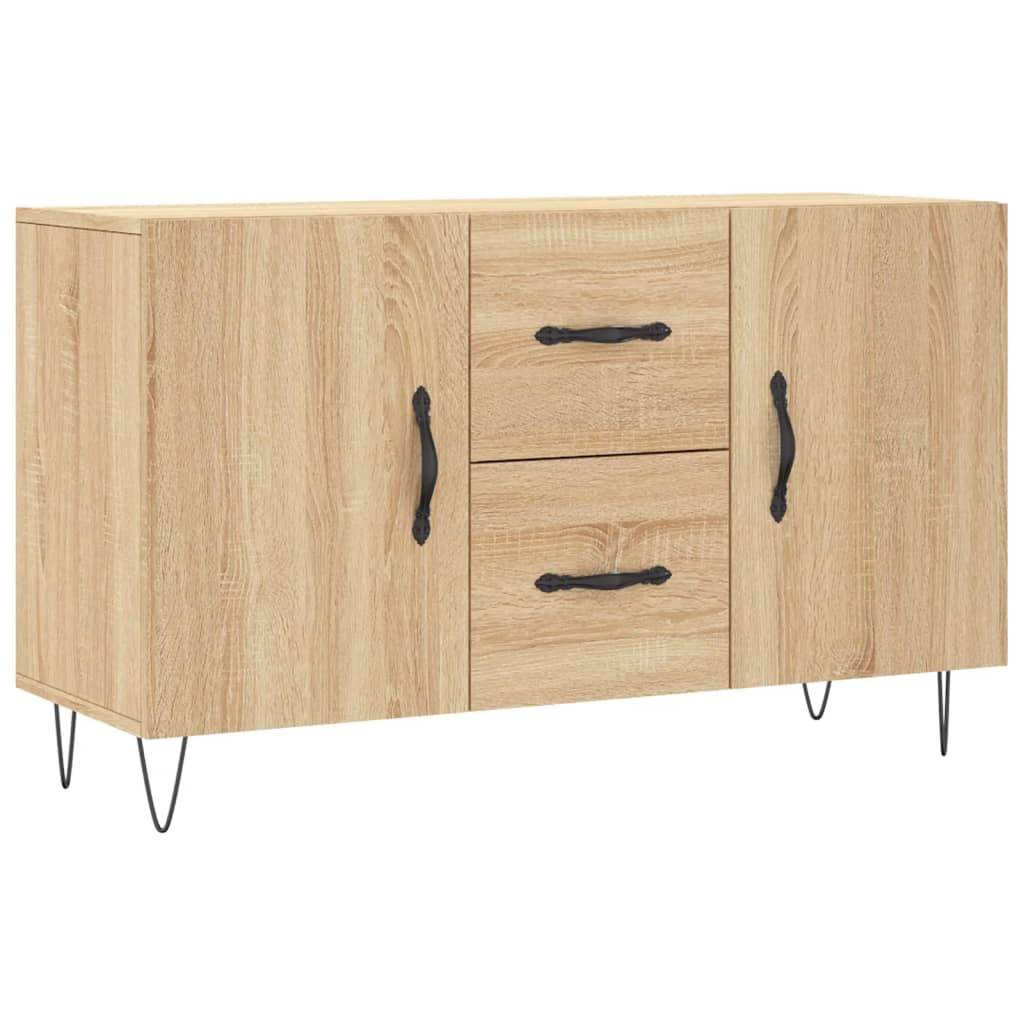 Buffet chêne sonoma 100x36x60 cm bois d'ingénierie - XIOS