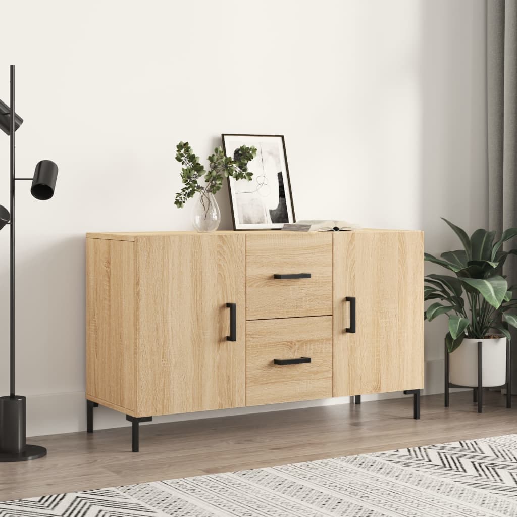 Buffet chêne sonoma 100x36x60 cm bois d'ingénierie - XIOS