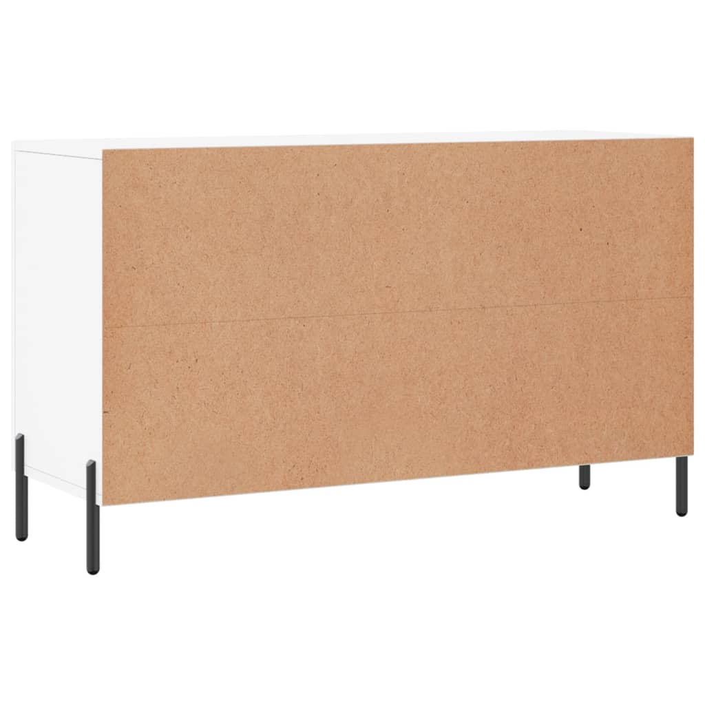 Buffet blanc 100x36x60 cm bois d'ingénierie - XIOS