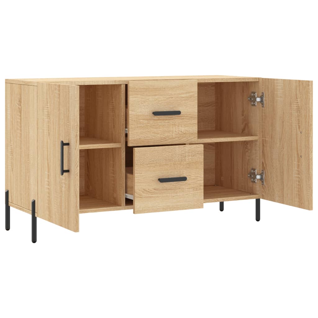 Buffet chêne sonoma 100x36x60 cm bois d'ingénierie - XIOS