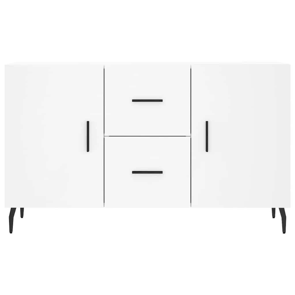 Buffet blanc 100x36x60 cm bois d'ingénierie