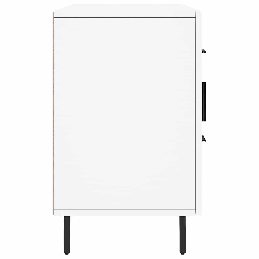 Buffet blanc 100x36x60 cm bois d'ingénierie
