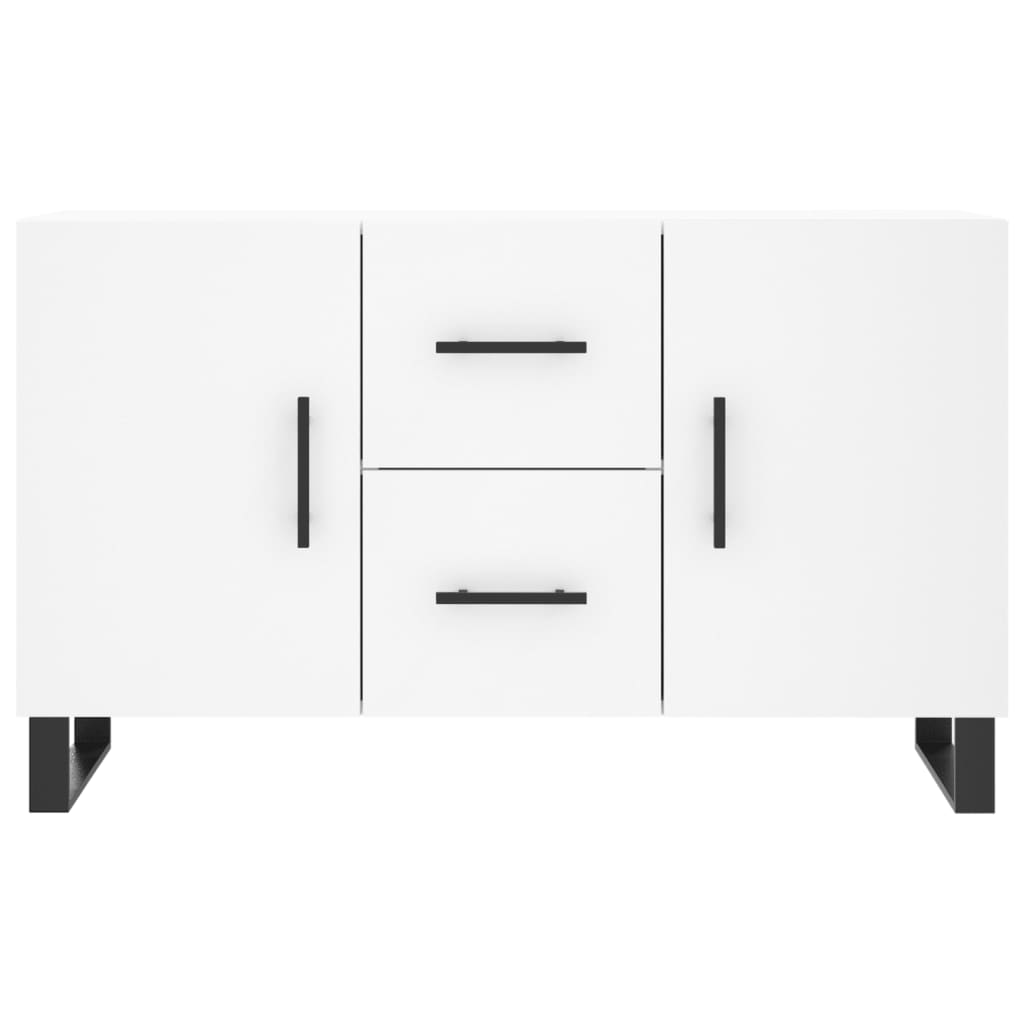 Buffet blanc 100x36x60 cm bois d'ingénierie - XIOS