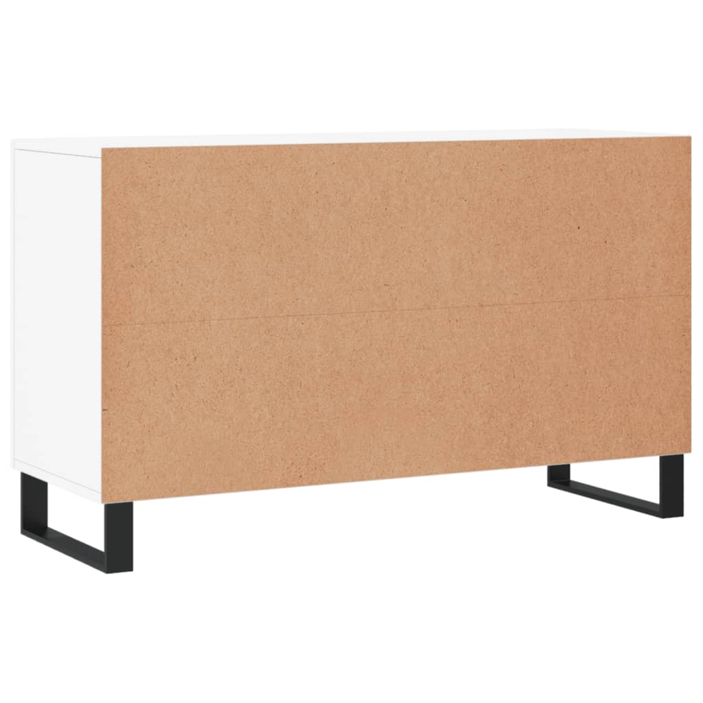 Buffet blanc 100x36x60 cm bois d'ingénierie - XIOS