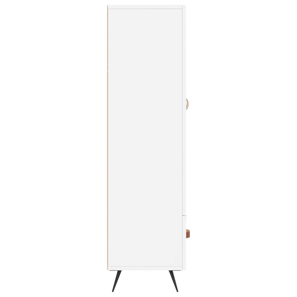 Buffet haut blanc 69,5x31x115 cm bois d'ingénierie - XIOS