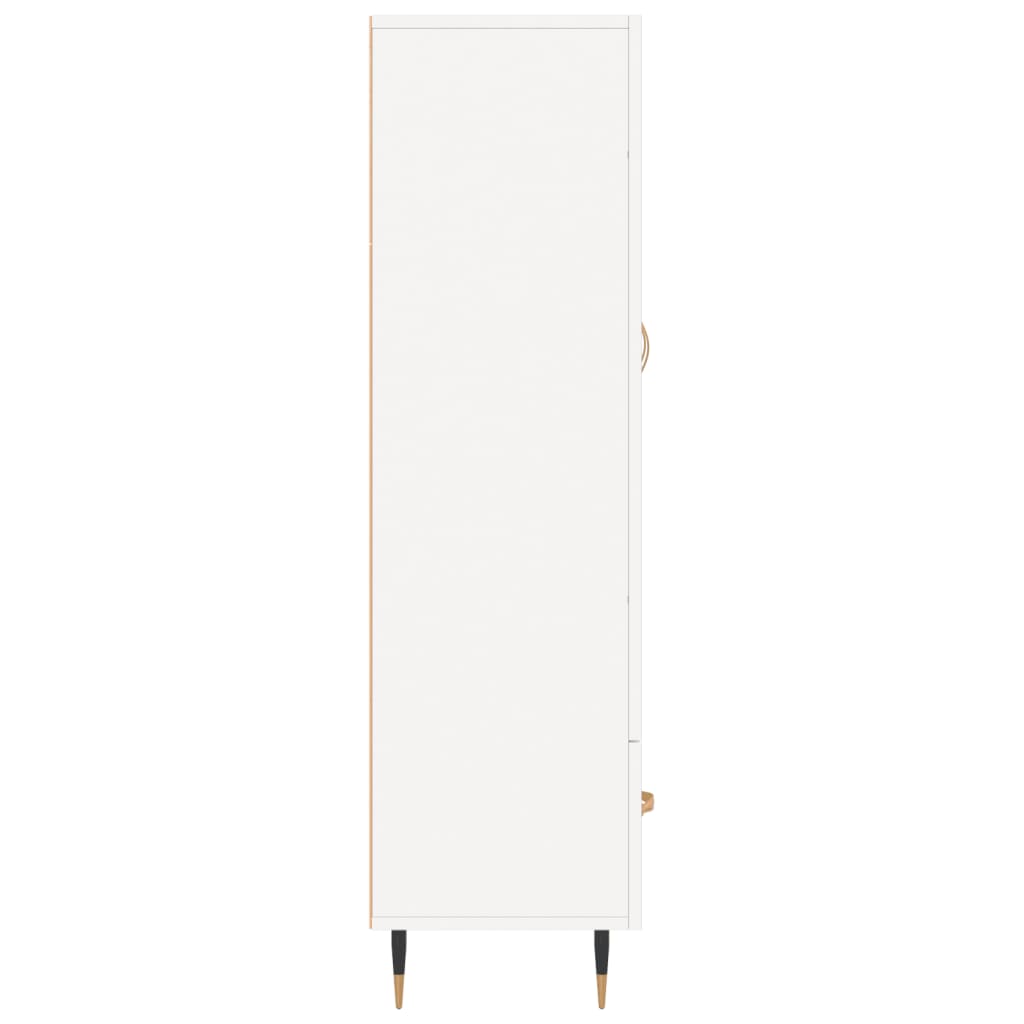 Buffet haut blanc 69,5x31x115 cm bois d'ingénierie - XIOS