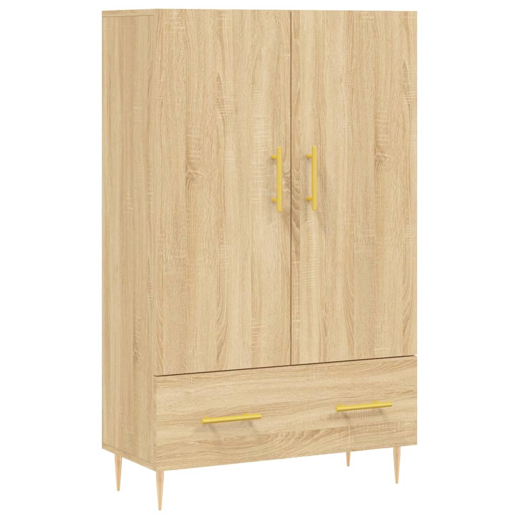 Buffet haut chêne sonoma 69,5x31x115 cm bois d'ingénierie Buffets & bahuts vidaXL