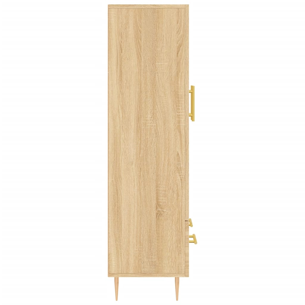 Buffet haut chêne sonoma 69,5x31x115 cm bois d'ingénierie Buffets & bahuts vidaXL