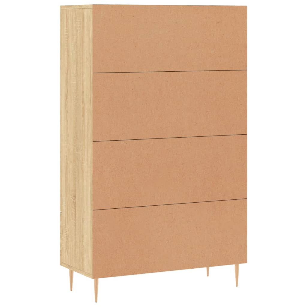 Buffet haut chêne sonoma 69,5x31x115 cm bois d'ingénierie Buffets & bahuts vidaXL