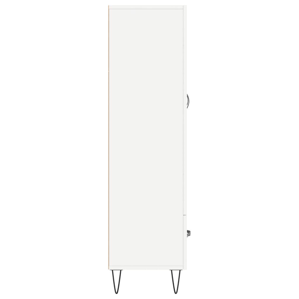 Buffet haut blanc 69,5x31x115 cm bois d'ingénierie - XIOS