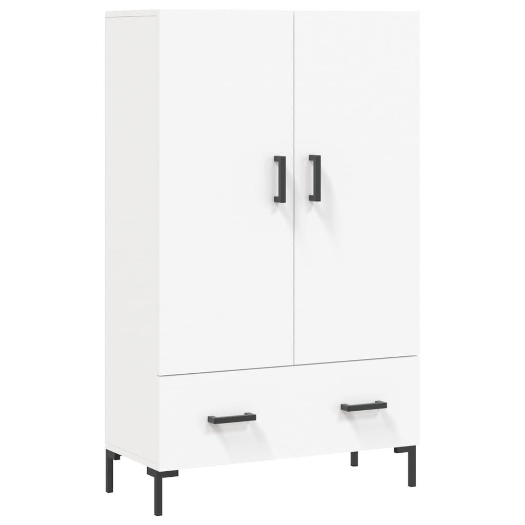 Buffet haut blanc 69,5x31x115 cm bois d'ingénierie - XIOS