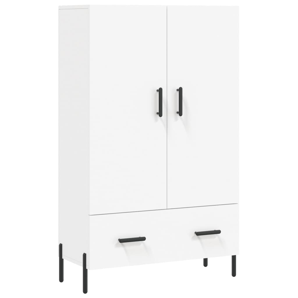Buffet haut blanc 69,5x31x115 cm bois d'ingénierie - XIOS