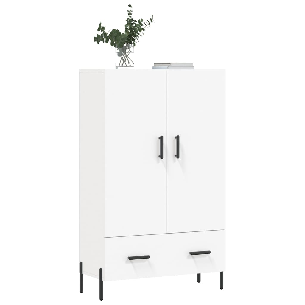 Buffet haut blanc 69,5x31x115 cm bois d'ingénierie - XIOS