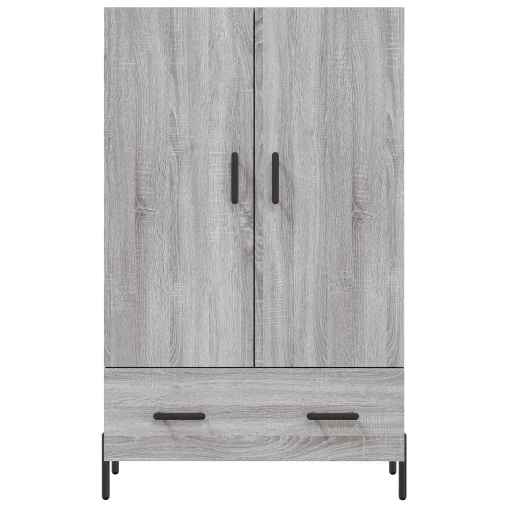 Buffet haut sonoma gris 69,5x31x115 cm bois d'ingénierie - XIOS