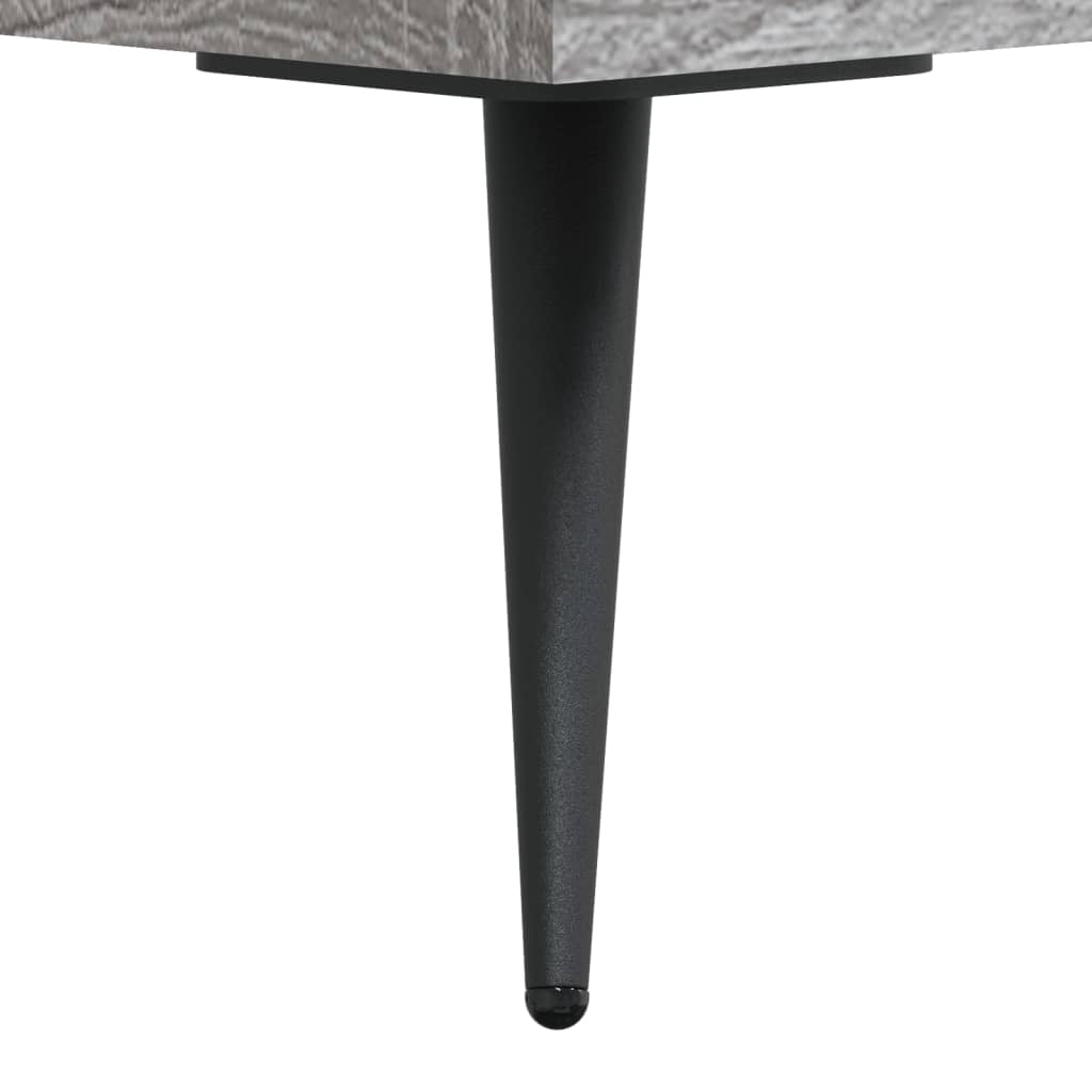 Buffet haut sonoma gris 69,5x31x115 cm bois d'ingénierie - XIOS