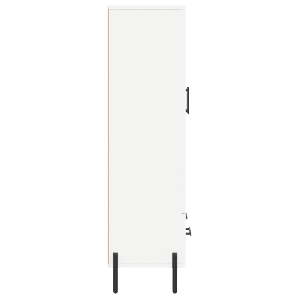 Buffet haut blanc 69,5x31x115 cm bois d'ingénierie - XIOS