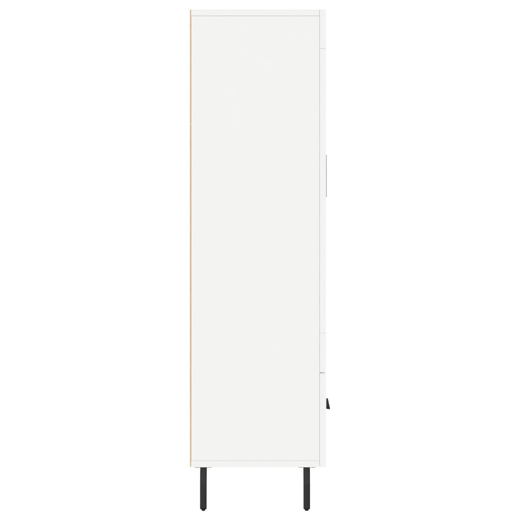 Buffet haut blanc 69,5x31x115 cm bois d'ingénierie - XIOS