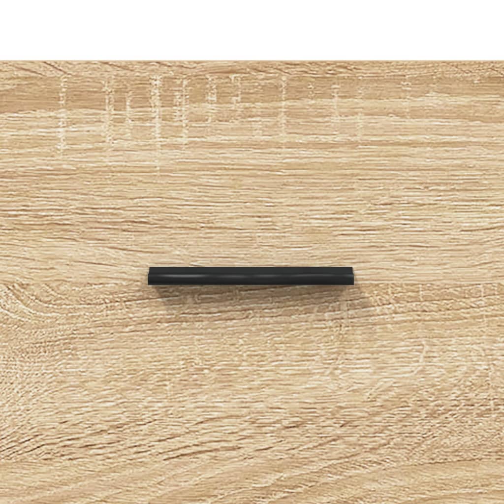 Buffet haut chêne sonoma 69,5x31x115 cm bois d'ingénierie - XIOS