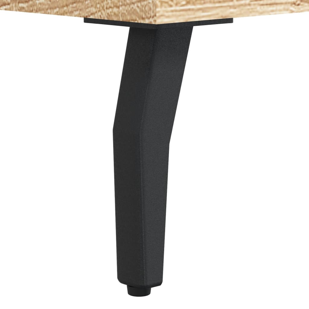 Buffet haut chêne sonoma 69,5x31x115 cm bois d'ingénierie - XIOS