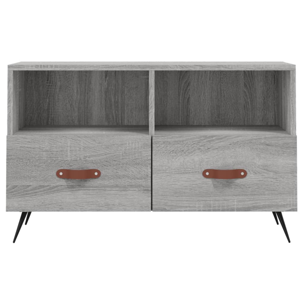 Meuble TV Sonoma gris 80x36x50 cm Bois d'ingénierie Meubles TV vidaXL   