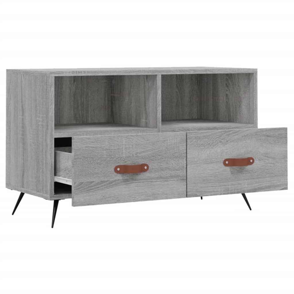 Meuble TV Sonoma gris 80x36x50 cm Bois d'ingénierie Meubles TV vidaXL   