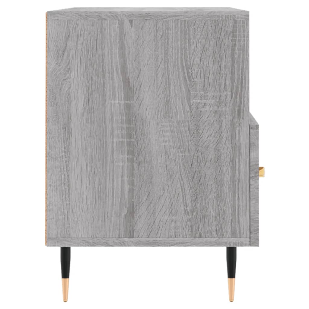 Meuble TV Sonoma gris 80x36x50 cm Bois d'ingénierie - XIOS