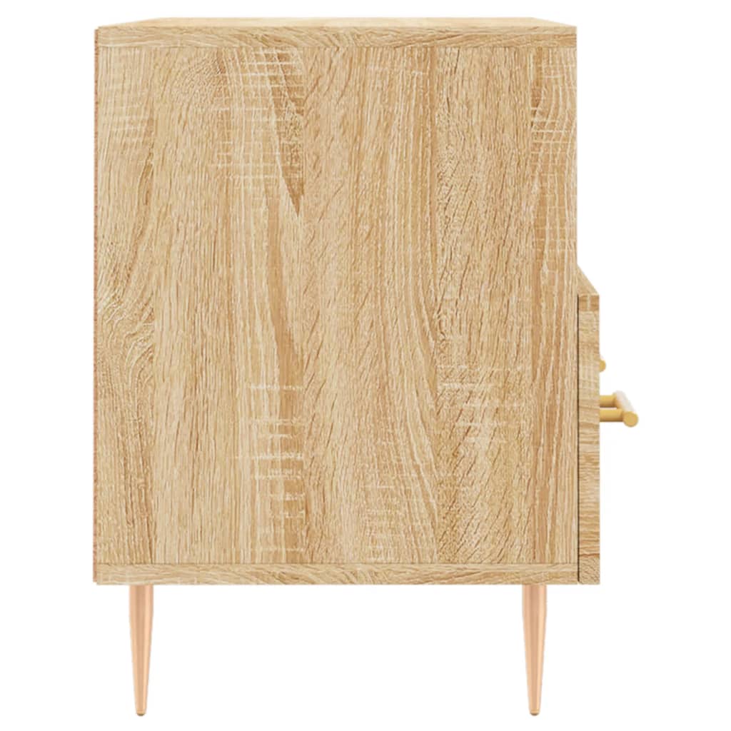 Meuble TV Chêne sonoma 80x36x50 cm Bois d'ingénierie Meubles TV vidaXL   