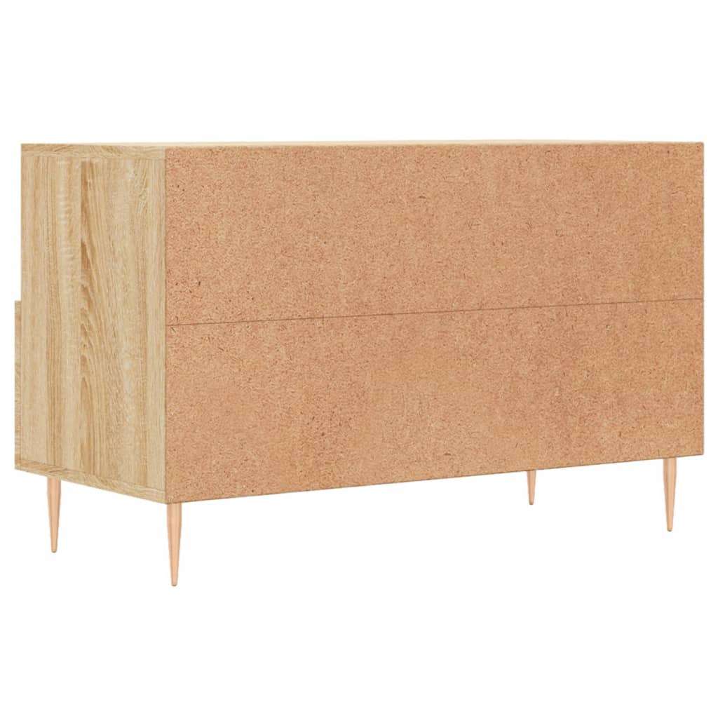 Meuble TV Chêne sonoma 80x36x50 cm Bois d'ingénierie Meubles TV vidaXL   